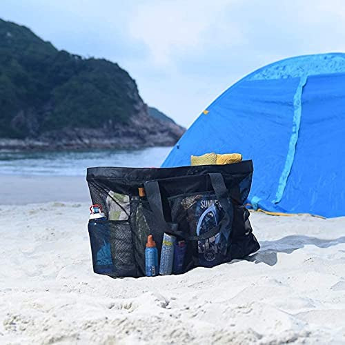 Bolsos Y Totes De Playa De Malla Xl Gotdya,bolso De Playa Ex