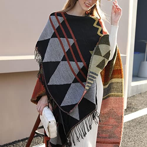 Ntlwkr Mantón Para Mujer, Pashmina Bufanda Manta Capa Invier