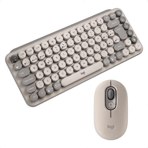 Logitech Combo Inalámbrico Pop Keys + Pop Mouse Mist