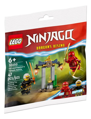 Lego Ninjago Batalla En El Templo Entre Kai Y Rapton 30650