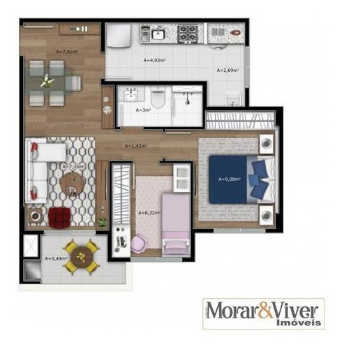 Imagem 15 de 15 de Apartamento Para Venda Em Curitiba, Cidade Industrial, 2 Dormitórios, 1 Banheiro, 1 Vaga - Ctb3322_1-1213906