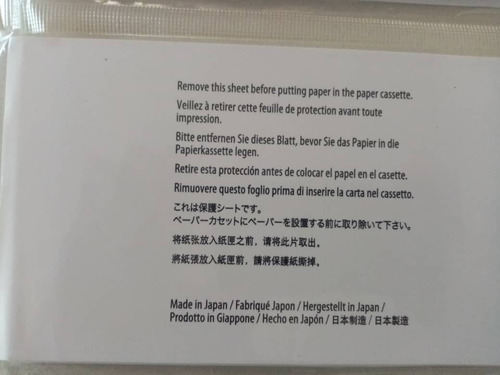 Imagen 3 de 3 de Papel Fotográfico Cannon 10cm X 14cm