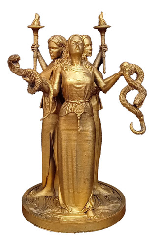 Figura De La Diosa Hecate / Hecate Trivia 25cm