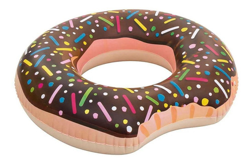 Bóia Inflável Donut Rosquinha Mor Suporta Até 90kg