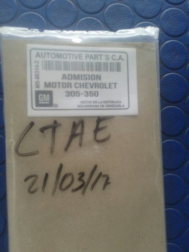Empacadura De Camarin Motor Chevrolet 305-350