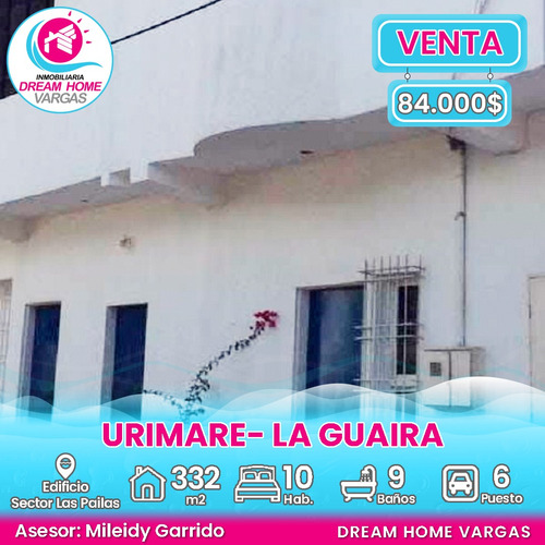  Edificio Residencial En Venta Sector Quebrada Las Pailas, Urimare - La Guaira 