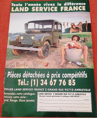 Publicidad Land Rover Service Francia