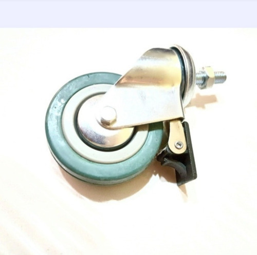 Imagen 3 de 3 de 4 Ruedas De 3 Pulgadas 75 Mm. Giro 360 Grados Hilo 10 Mm