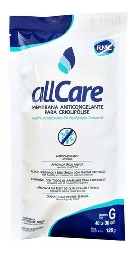 Membrana Anticongelante Criolipólise All Care 40x30 G Rmc
