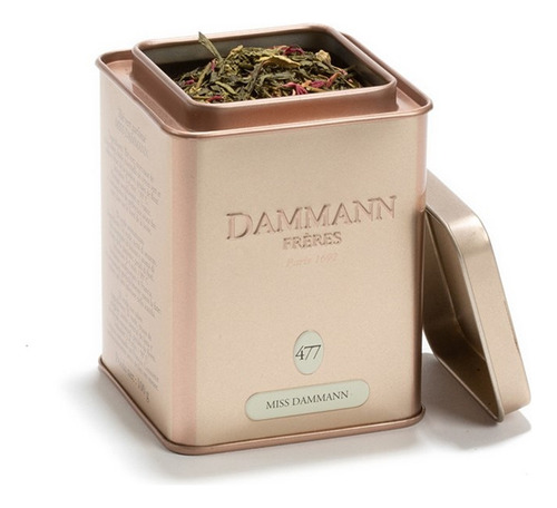 Dammann Té Verde -  Negro - Infusiones Lata 100 Gr / Qtq