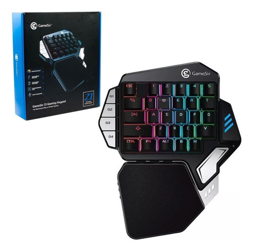 Teclado GameSir Z1 Mecânico RGB para PC Mobile FPS Bluetooth 2.4GHz Anti-Ghosting
