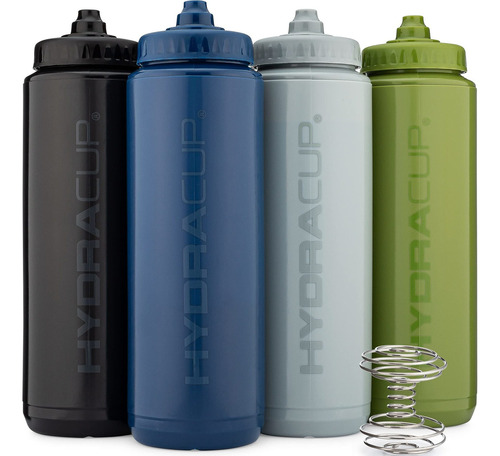 Hydra Cup - Paquete De 4 Botellas De Agua Exprimibles De 32.