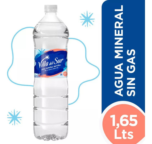 Agua Villa Del Sur Pet Sin Gas 1,65 Litros