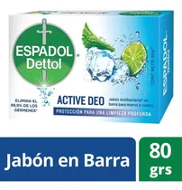 Comprar Jabón En Barra Active Deo Antibacterial Espadol Dettol 80g