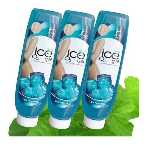 Gel Corporal Tonificante / Ice O2, Ives Evolution / 3 Piezas