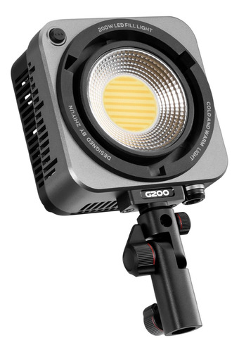 Lámpara de luz led Zhiyun no aplica color blanca fría con estructura Dorado 127V