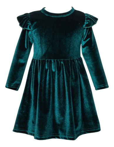 F R Infant Y Niñas Pequeñas, Color Liso, Terciopelo De Una