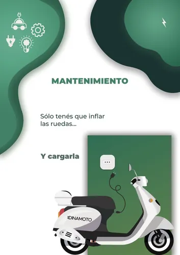 Moto Electrica Dinamoto Ñandú 3r 0km. Envíos A Todo Uy