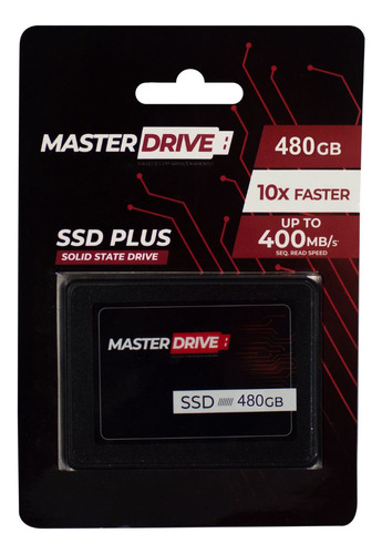 Ssd Disco Solido Master Drive 480gb Sata 10x Mais Rápido