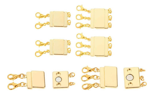 Conectores De Cadenas De Collar For La Oro 6 Piezas