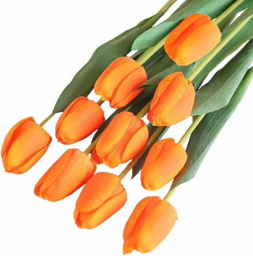 10 Tulipanes Artificiales Para Decoración En Casa, Fiesta, B