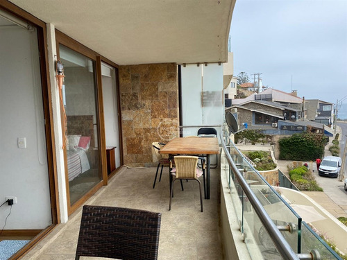 Venta Departamento En Concón De 3 Dorm. Primera Linea Playa