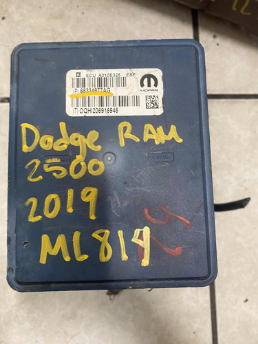 Módulo Abs Dodge Ram 2500 2019p68334977ag  Ml814
