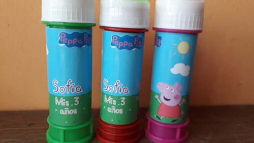 Imagen 9 de 11 de Burbujeros Personalizados X 10 Unidades Para Sorpresitas!