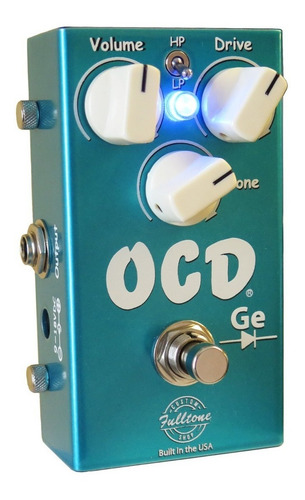 Pedal de efeito Fulltone CS-OCD-Ge azul-celeste