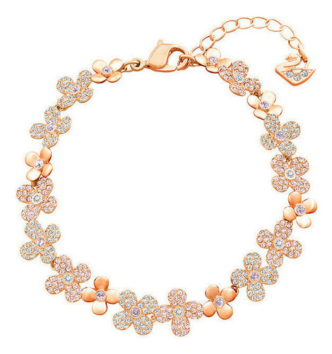 Pulsera De Pétalos De Trébol De Cuatro Hojas Para Mujer