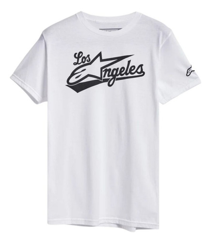 Polera Los Angeles Alpinestars Hombre White