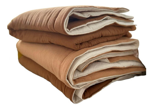 Cobertor Para Asiento De Sillon (pillow) Habano Y Natural