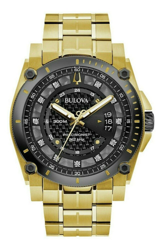 Reloj Bulova Precisionist De Acero Inoxidable Para Hombre