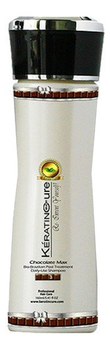  Champú Sin Sulfato De Chocolate Keratin Cure 5 Oz Para Cabel