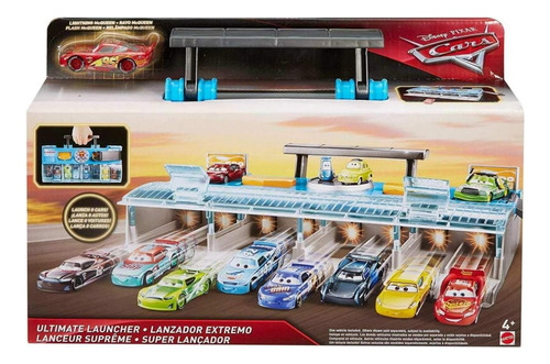 Cars Lanzador Extremo Incluye Rayo Mcqueen (caben 8)