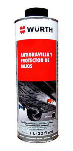 Protector De Bajos Color Negro Wurth