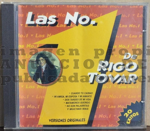 Las No. 1 De Rigo Tovar (2001) Cd Fonovisa Original