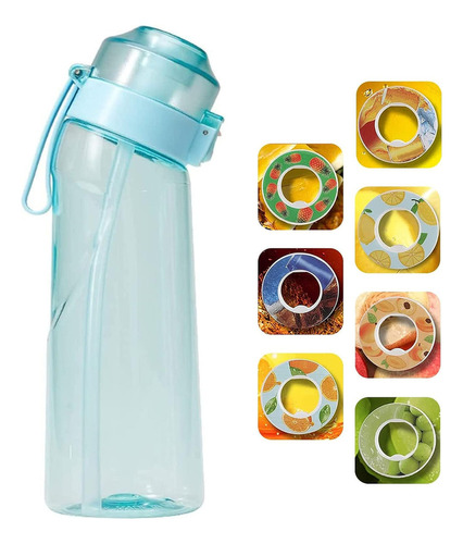 Taza Con Pajita Aroma De Fruta Anillo Multi Sabor Frutas