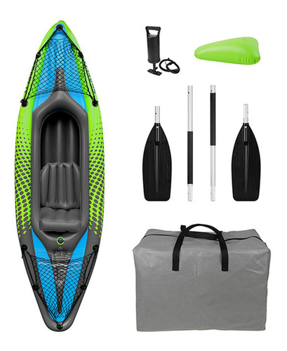 Bote Kayak Inflable Para 1 Persona Incluye Remo En