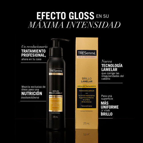 Tresemme Shampoo Brillo Lamelar 170 Ml