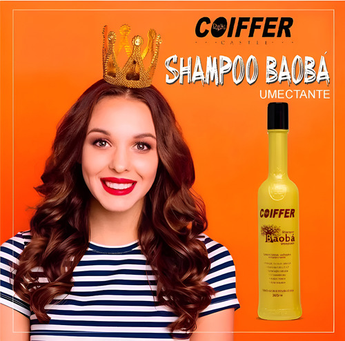Shampoo Coiffer Baobá - Cachos Hidratados E Definidos