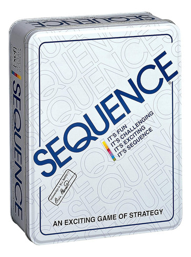Juego De Mesa Sequence En Lata By Jax