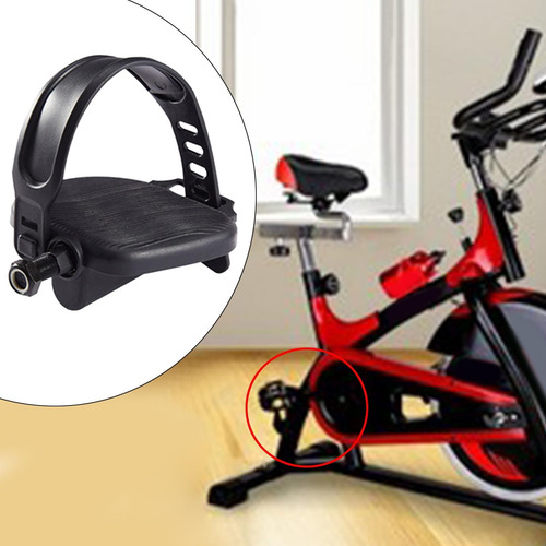 Pedais De Bicicleta Ergométrica Com Alças Fitness 1/2