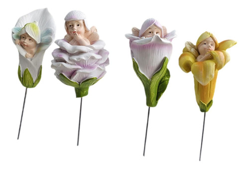 Fairy Plant Bot Stakes Decoraciones De Jardín Adornos