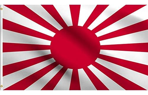 Bandera De Japón Del Sol Naciente De Segunda   Mundial...