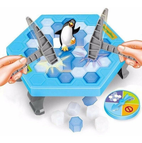 Jogo De Mesa Pinguim Numa Fria Brinquedo Natal Criança