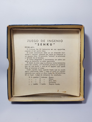 Imagen 4 de 7 de Antiguo Juego De Mesa Senku Español Mag 56507
