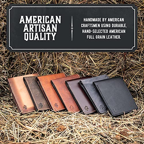 Cartera Plegable De Cuero Main Street Forge Para Hombre | Fa