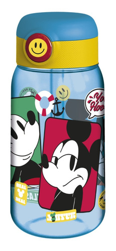 Botella Infantil Sorbete Y Pico De Silicona Mickey Wabro