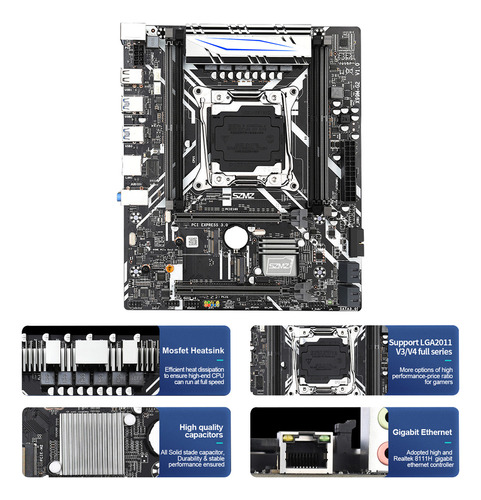 Placa Base X99m-g2 De Dos Canales Con Nvme Ssd M.2 Wifi-m2